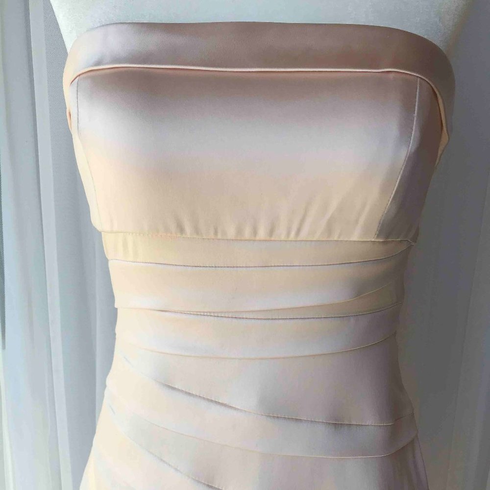 Calvin Klein Strapless Light Pink Dress